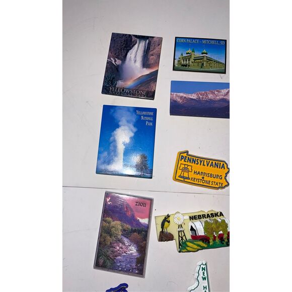 Lot Of 23‎ Collectible Souvenir Refrigerator Magnets~States-Cities-Few 3D - Picture 8 of 8